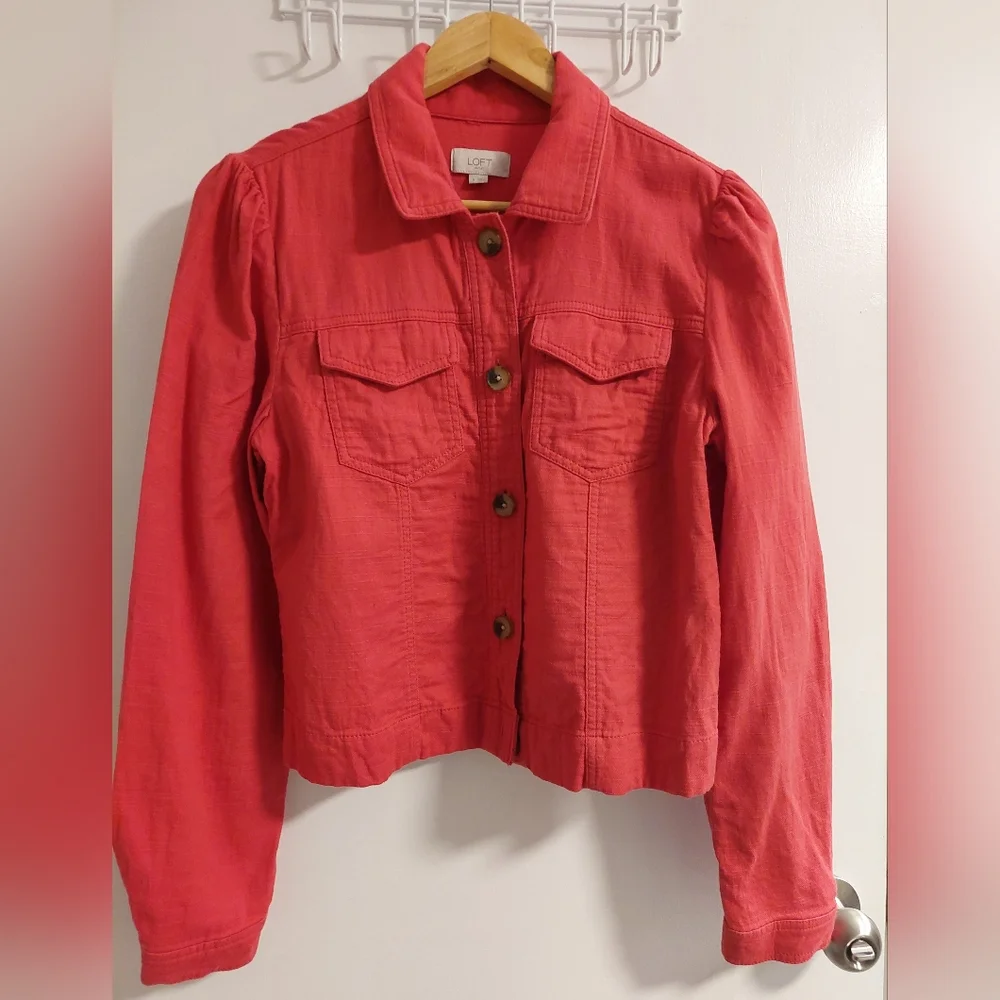 Loft Women's Pink Jacket - Picture 2 of 7